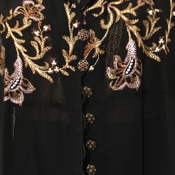 Vintage Platinum Dorothy Schoelen dress w/blouse - Picture 4 of 10